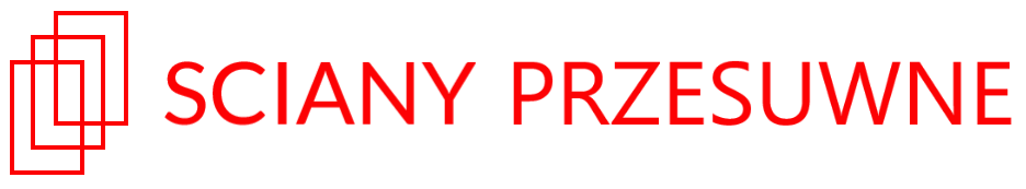 Ściany Przesuwne LOGO Czerwone